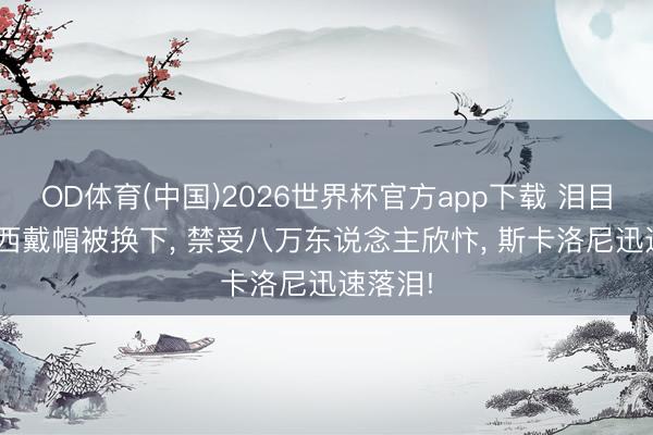 OD体育(中国)2026世界杯官方app下载 泪目了! 梅西戴帽被换下, 禁受八万东说念主欣忭, 斯卡洛尼迅速落泪!